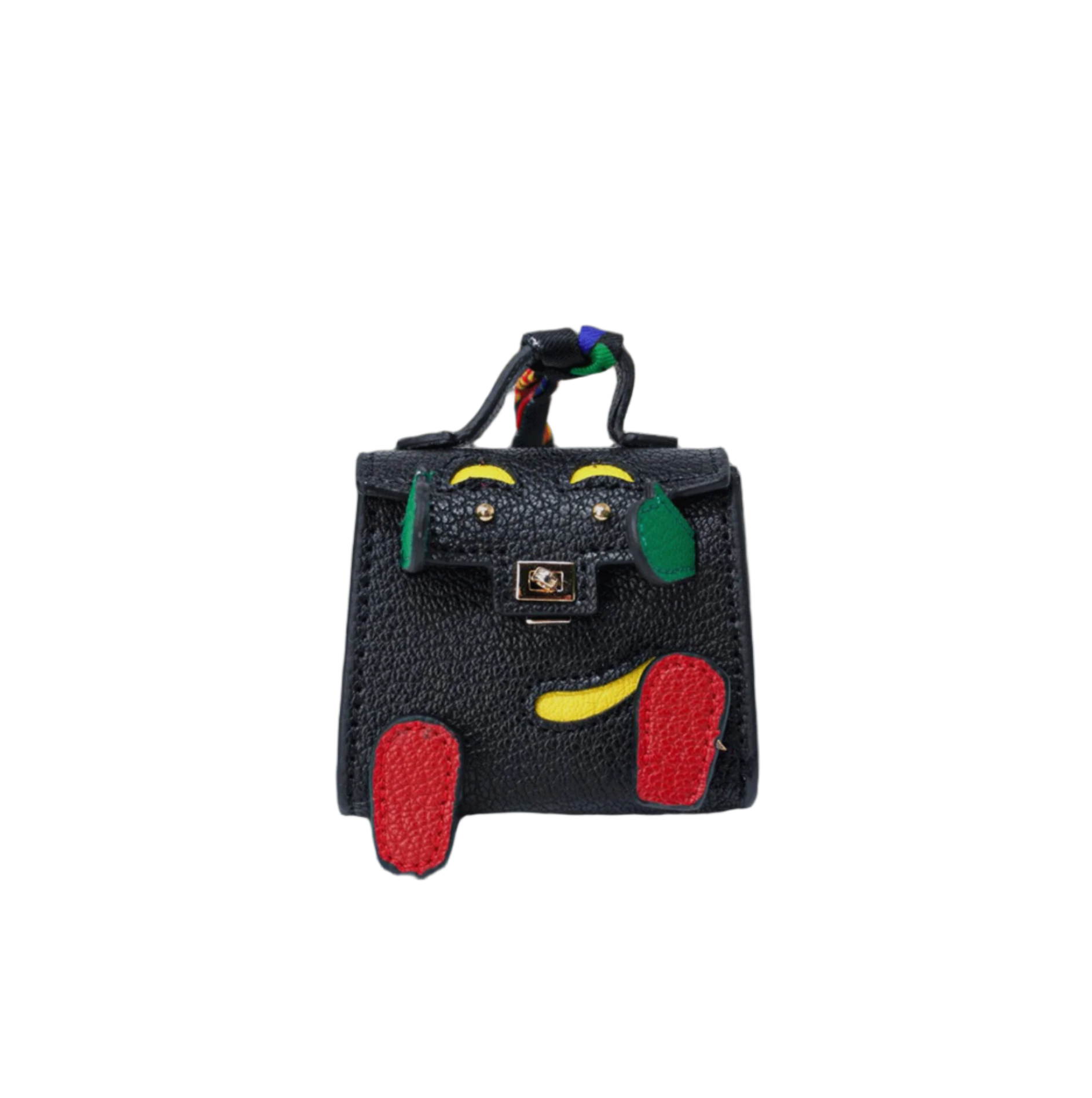 Toy Doll Leather Bag Charm