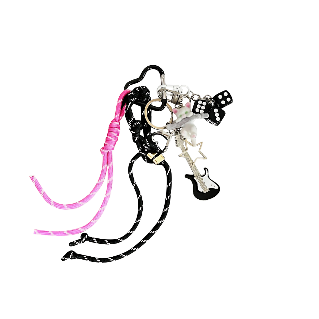 Rockstar Kitty Bag Charm