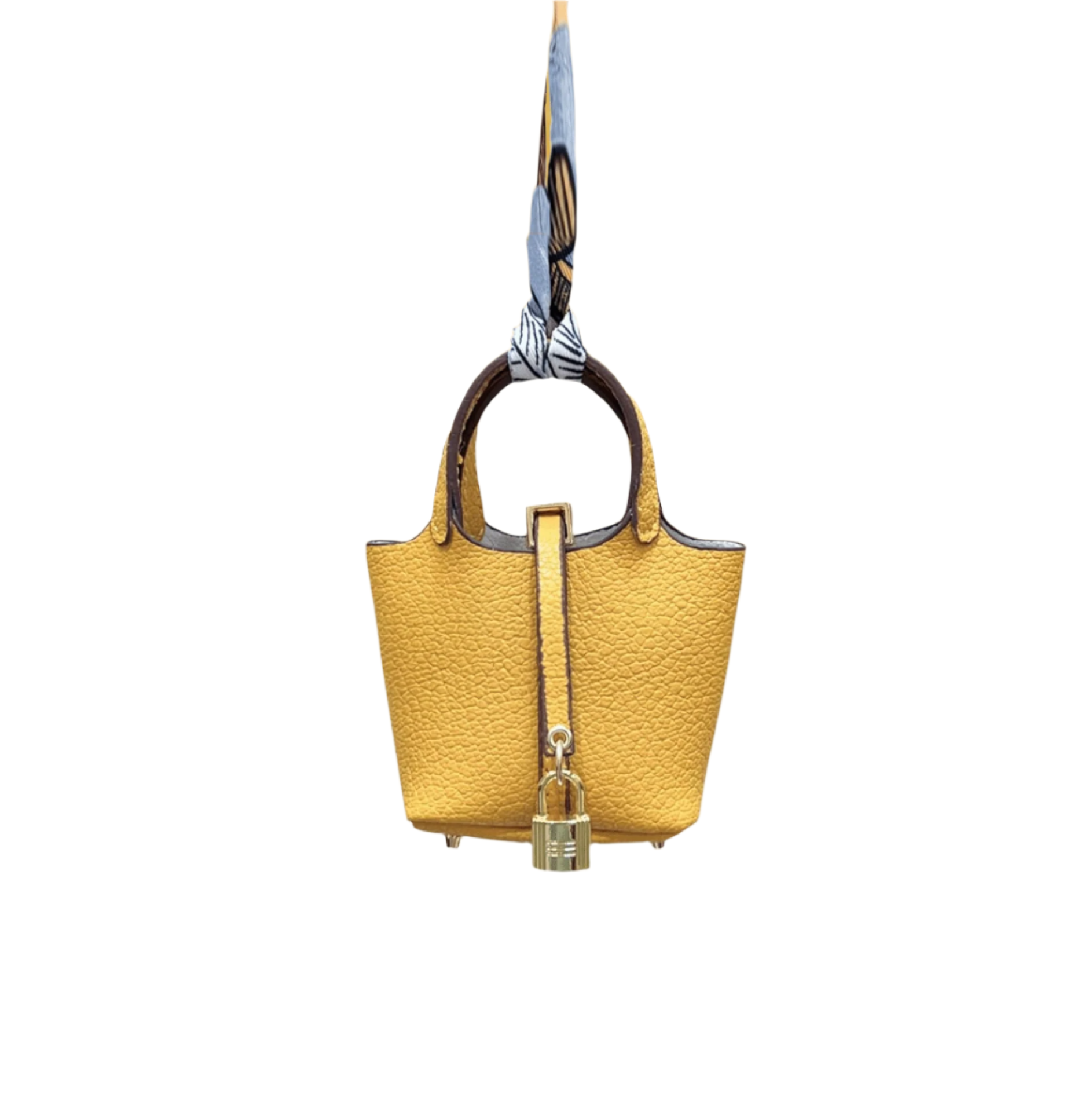Picnic Tote Leather Bag Charm