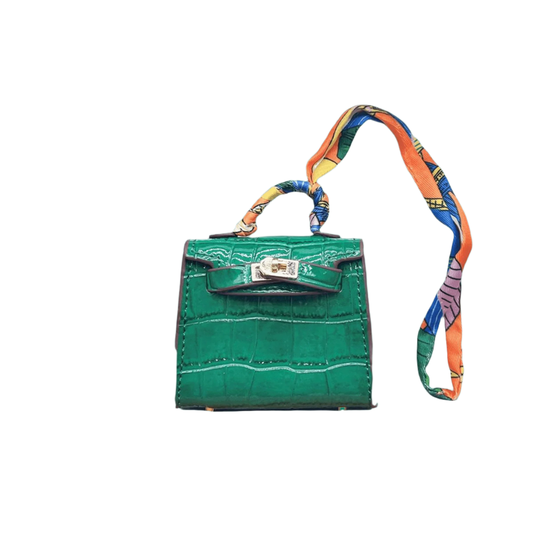 Exclusive Croc Skin Bag Charm