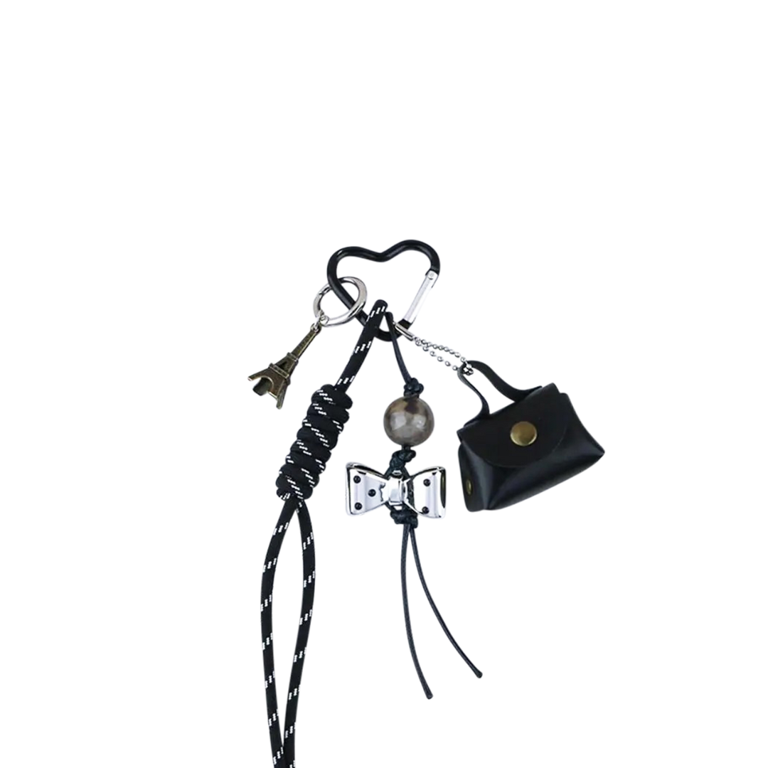 Leather Coin Purse Bag Charm