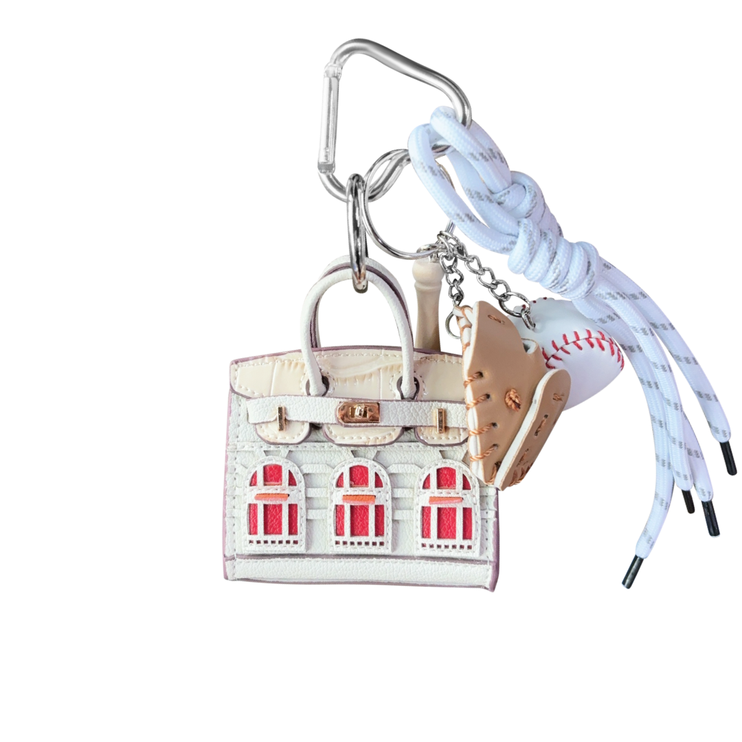 Mini House Handbag Leather Bag Charm
