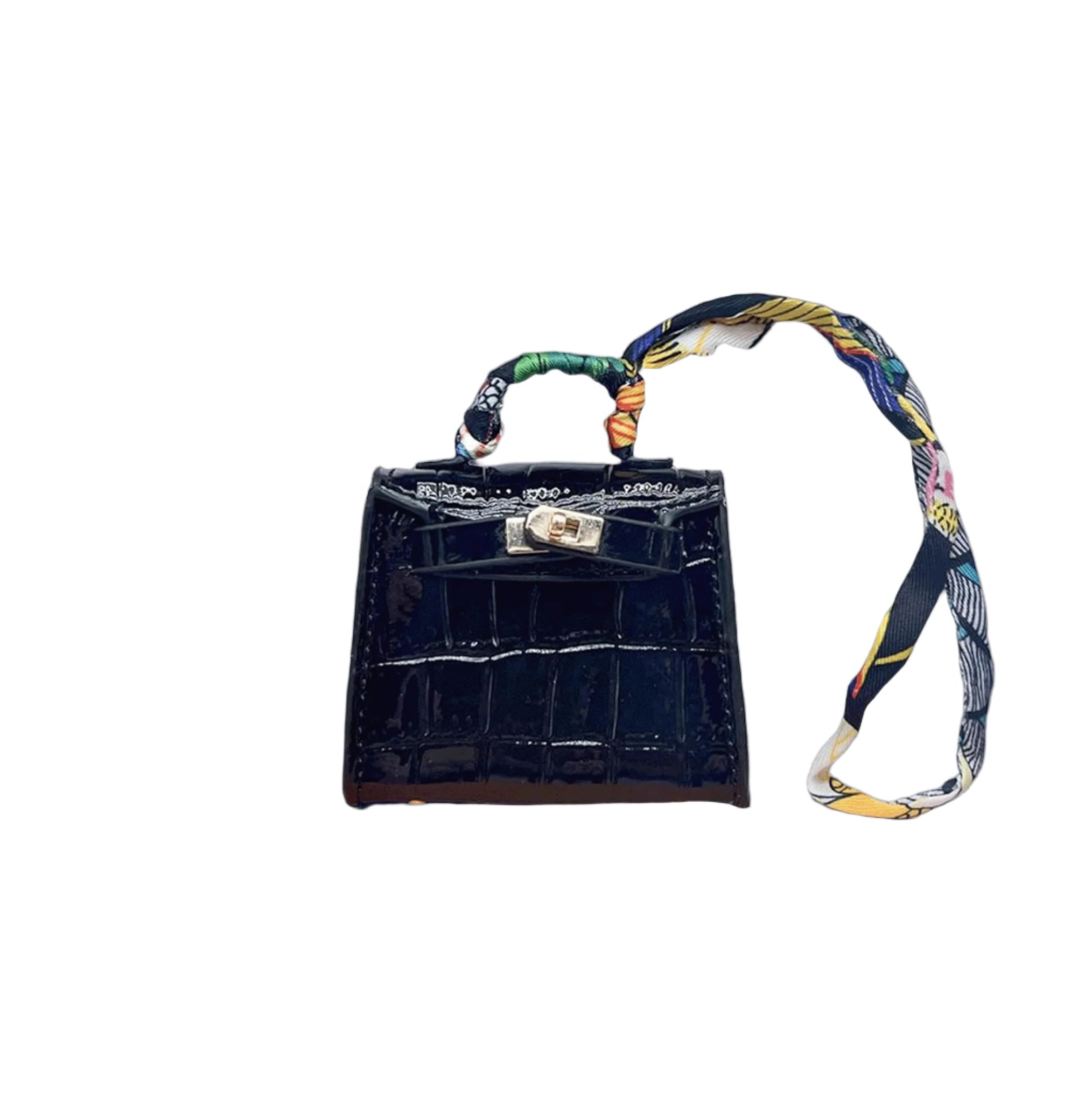 Exclusive Croc Skin Bag Charm