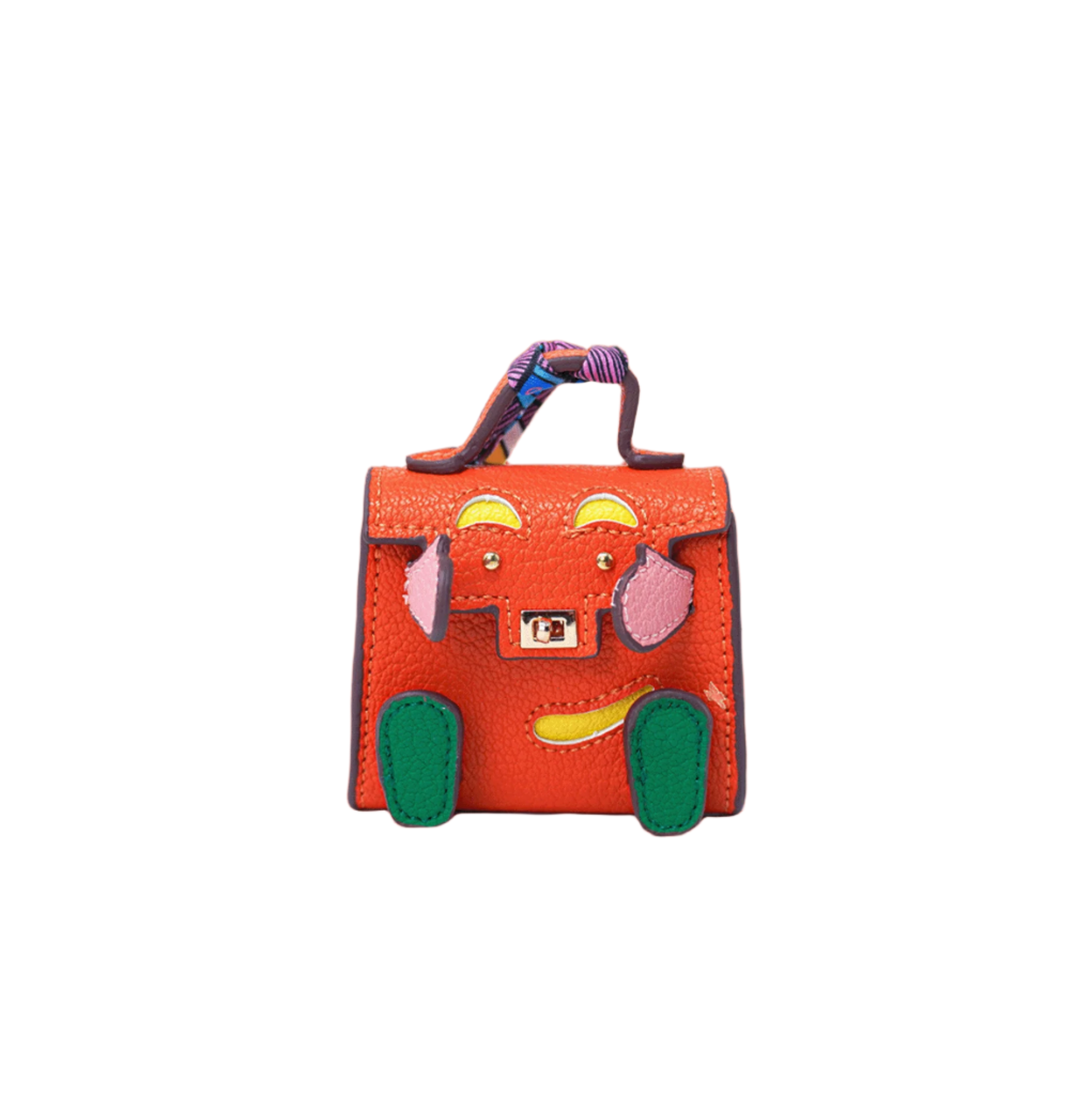 Toy Doll Leather Bag Charm