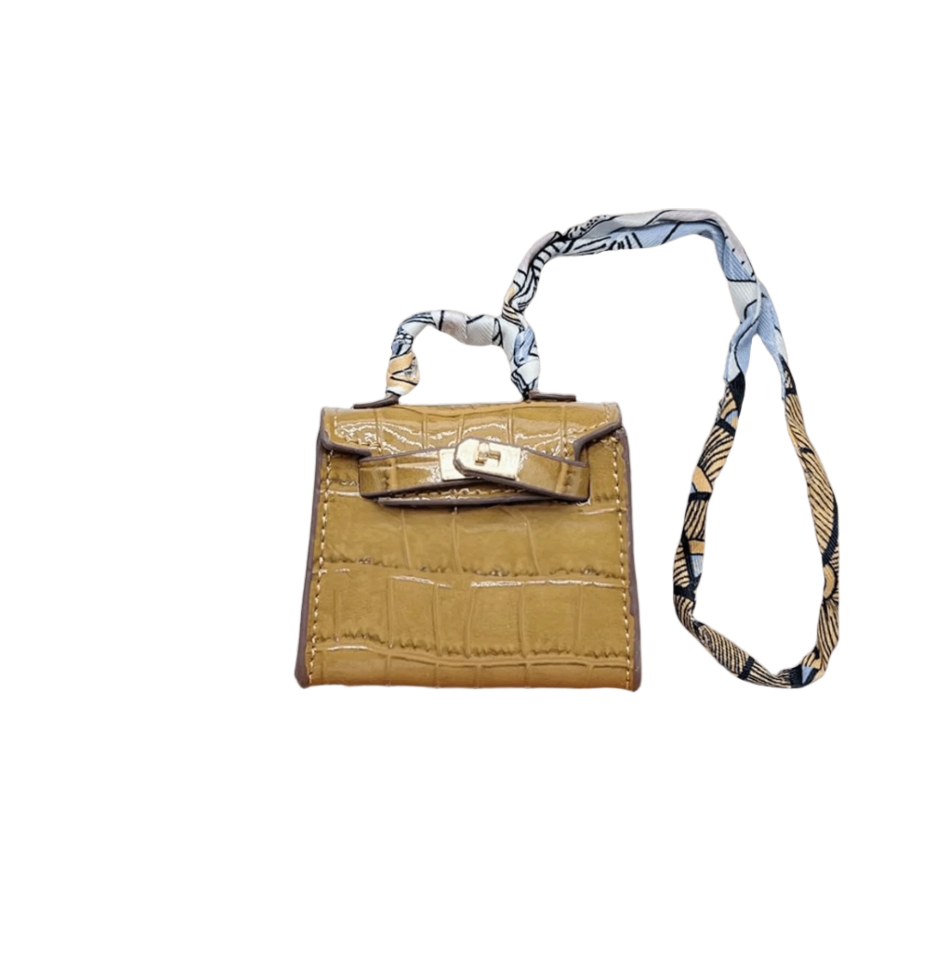 Exclusive Croc Skin Bag Charm