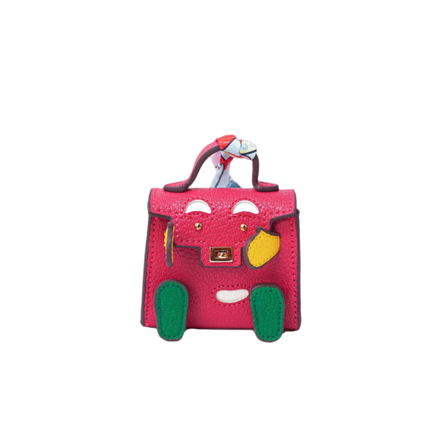 Toy Doll Leather Bag Charm