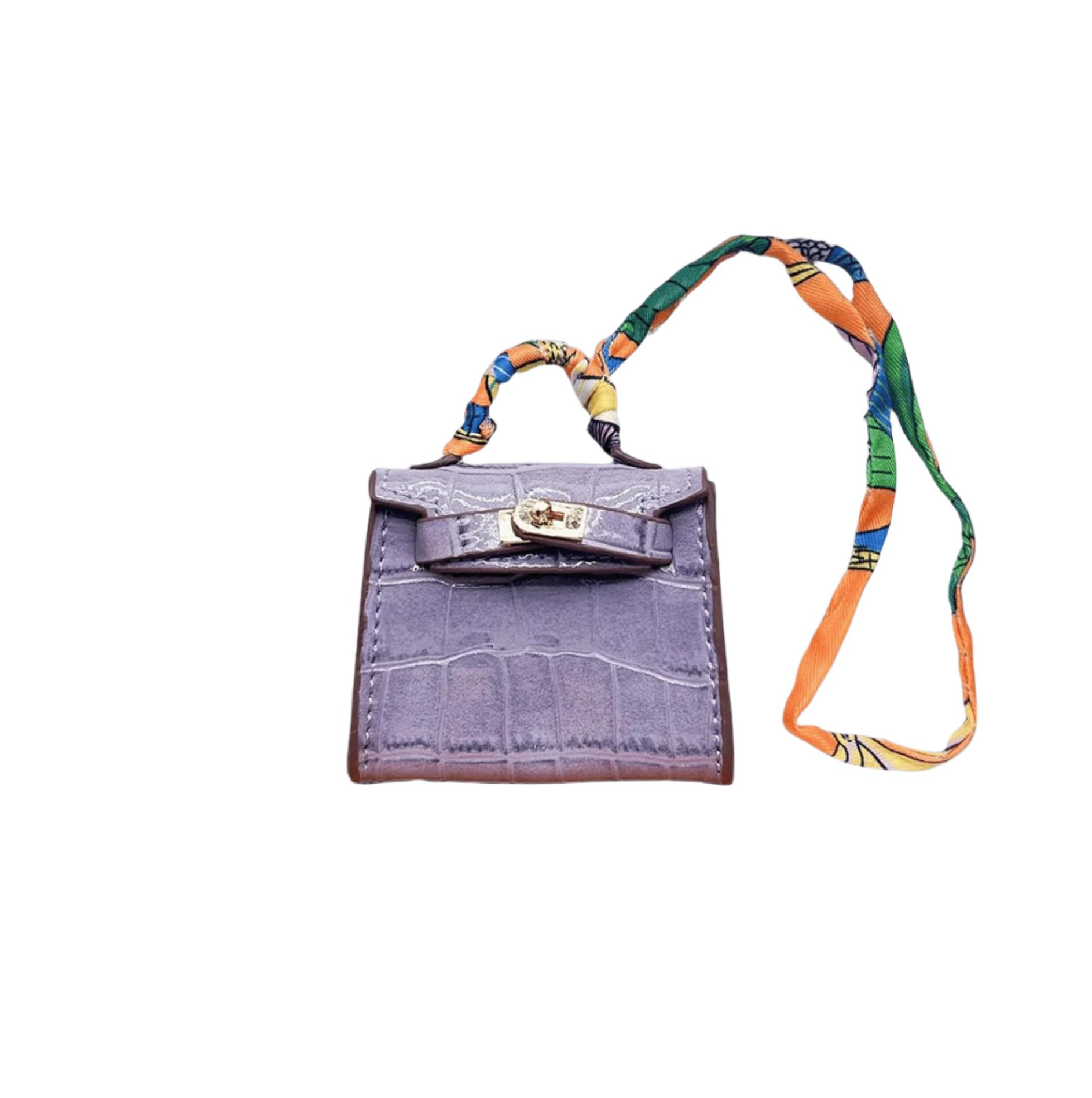 Exclusive Croc Skin Bag Charm