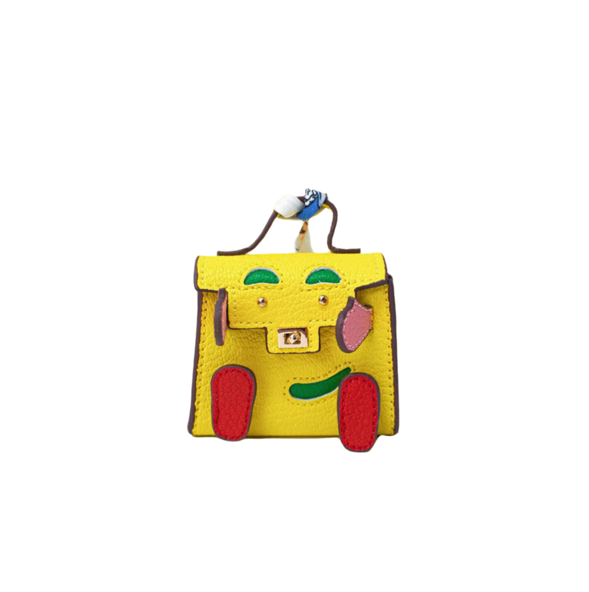 Toy Doll Leather Bag Charm