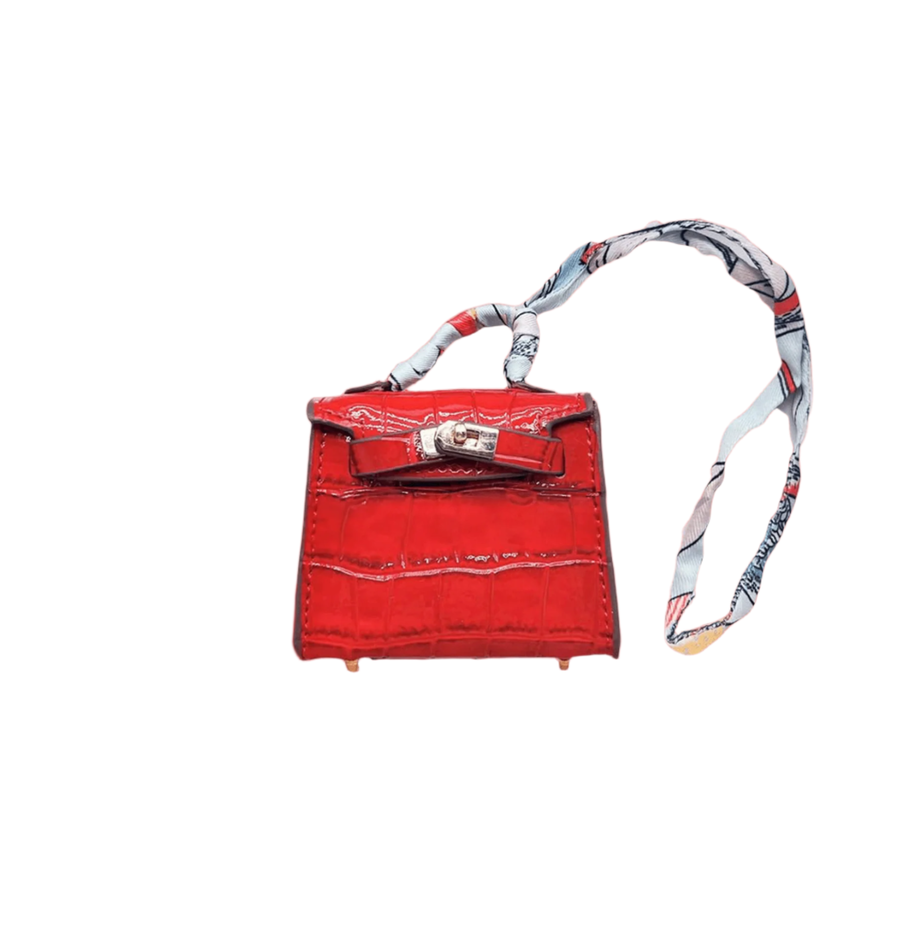 Exclusive Croc Skin Bag Charm