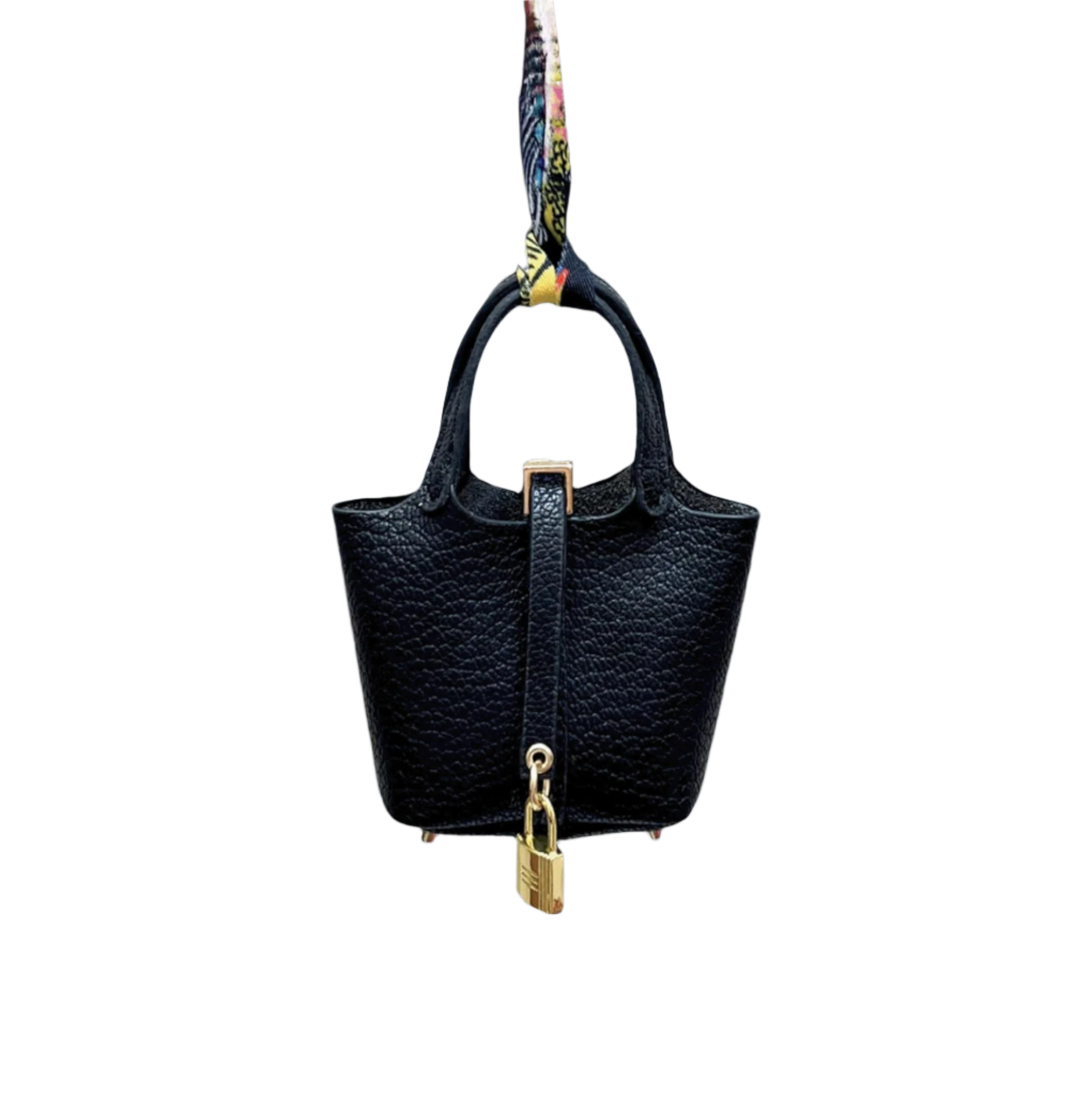 Picnic Tote Leather Bag Charm