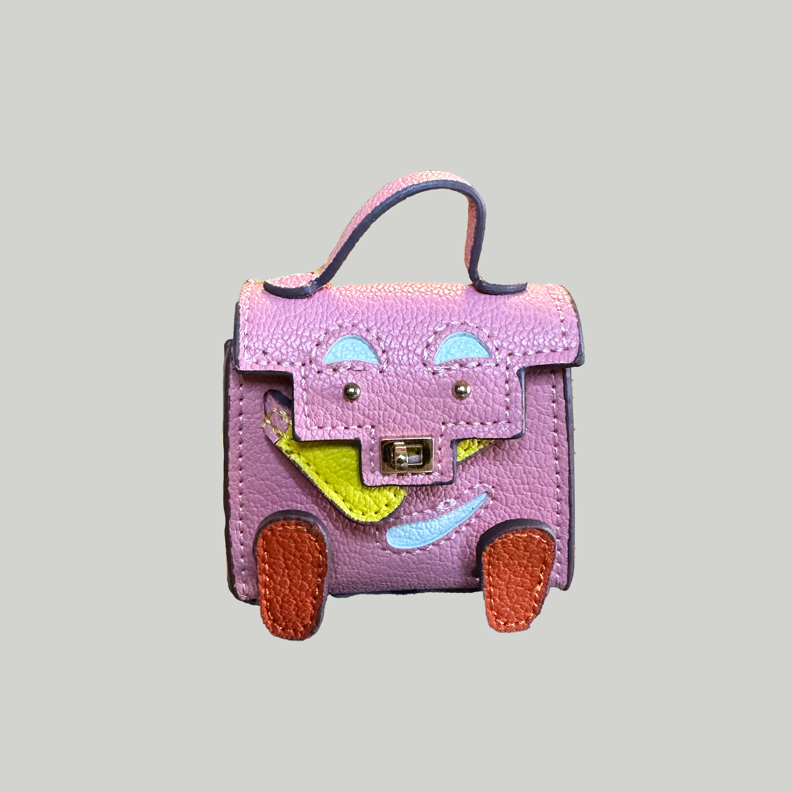 Toy Doll Leather Bag Charm
