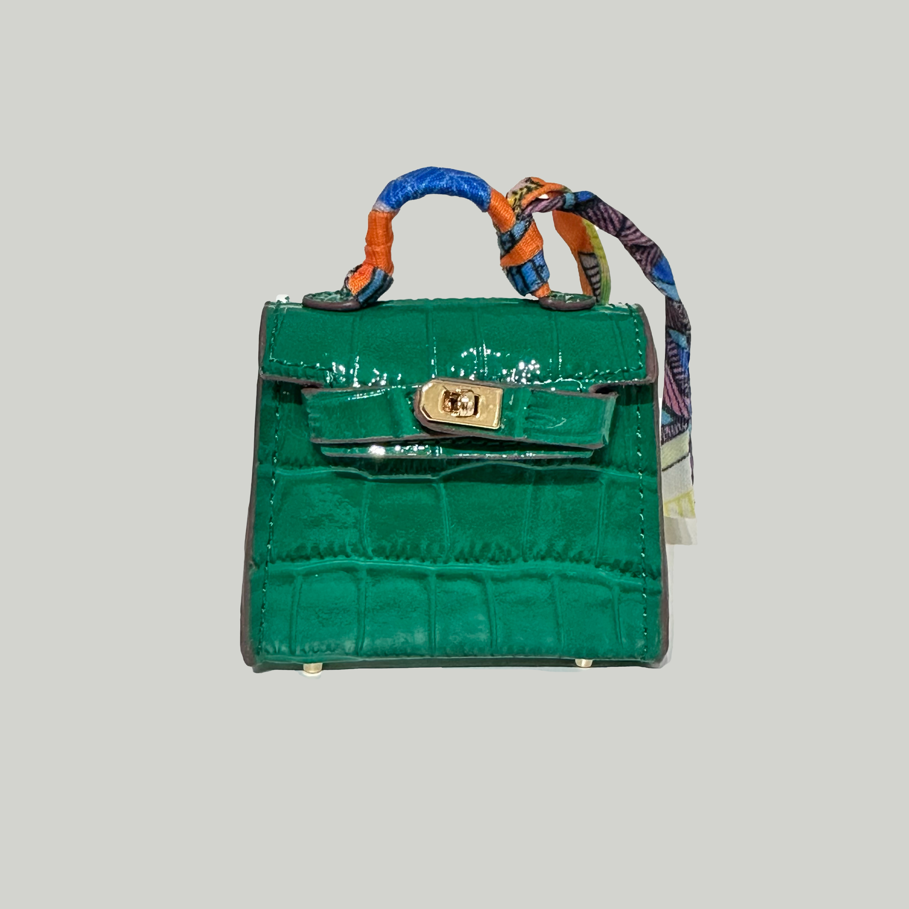 Exclusive Croc Skin Bag Charm