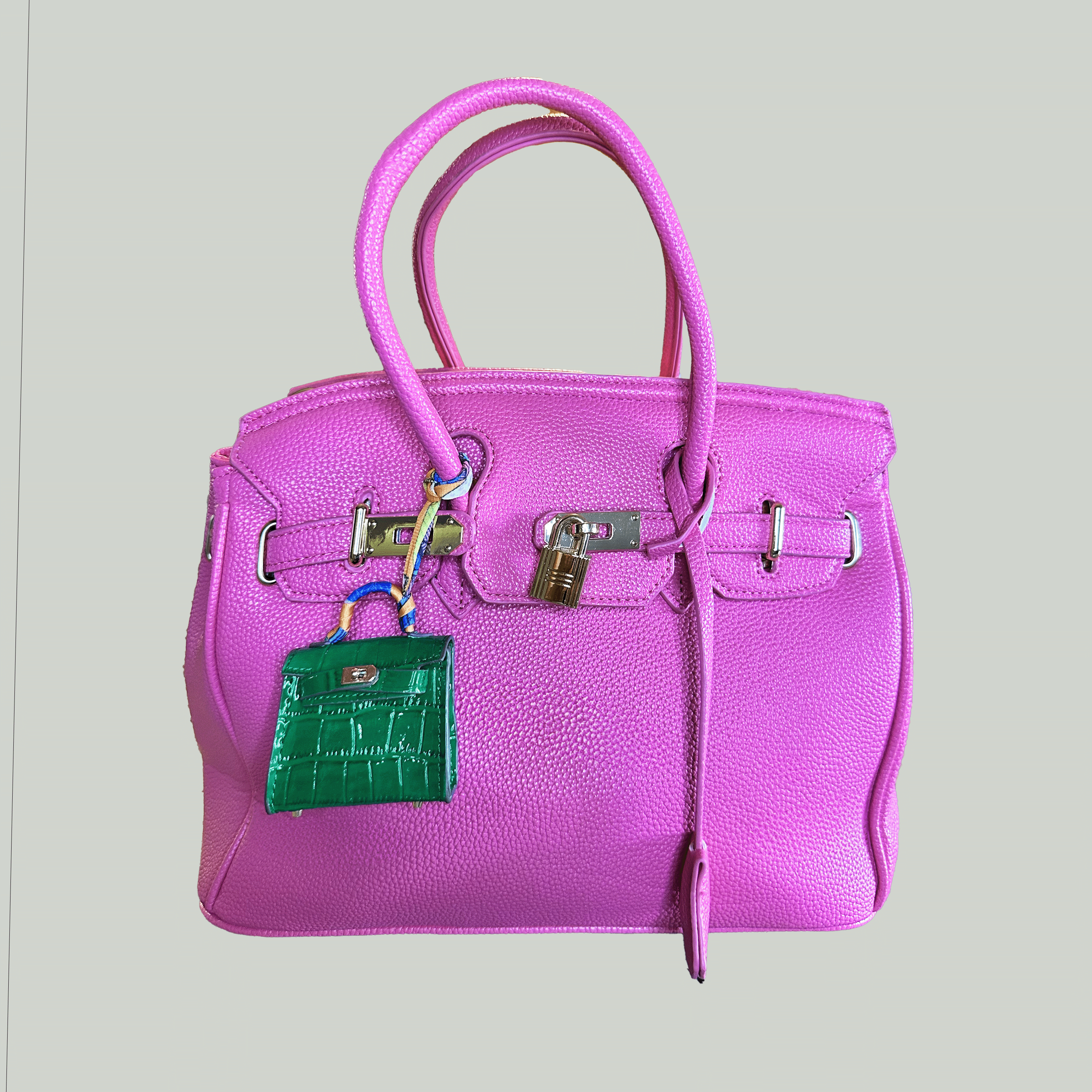 Exclusive Croc Skin Bag Charm