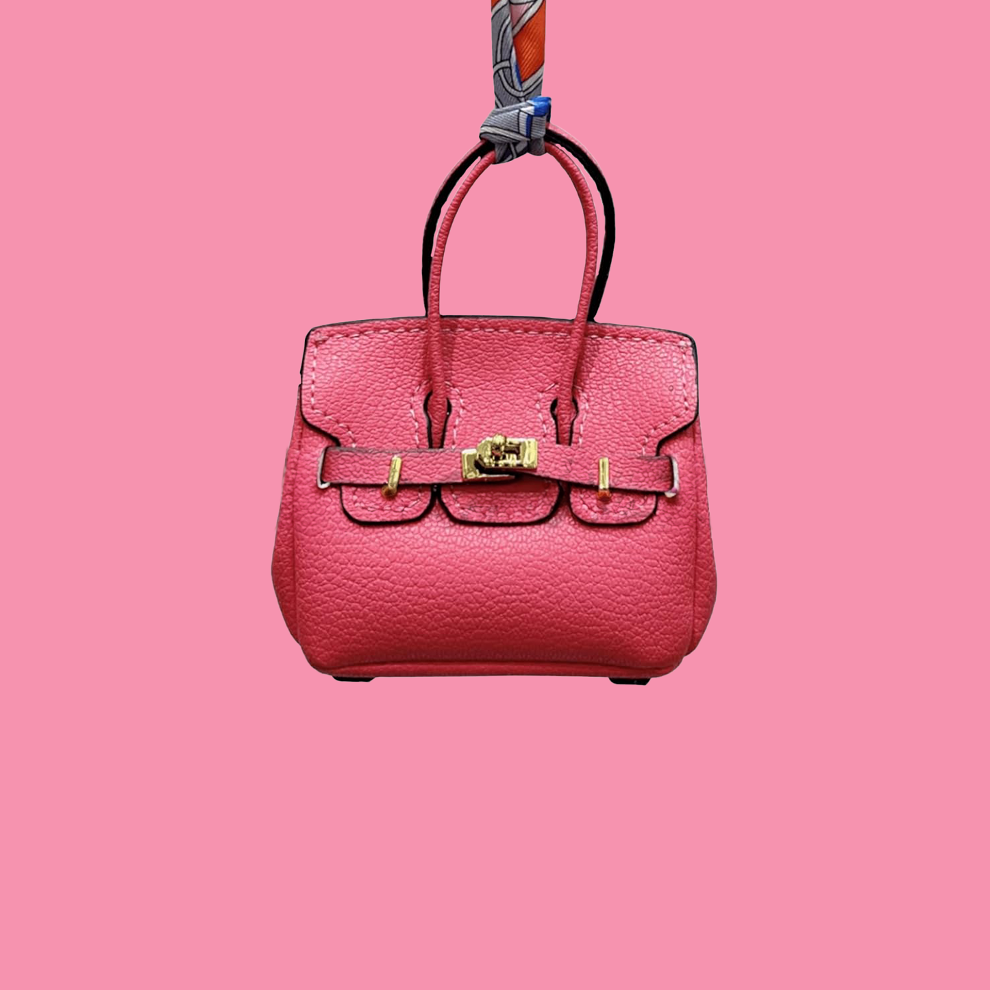 Viral Pink Bag Charm Bundle (4 Piece)